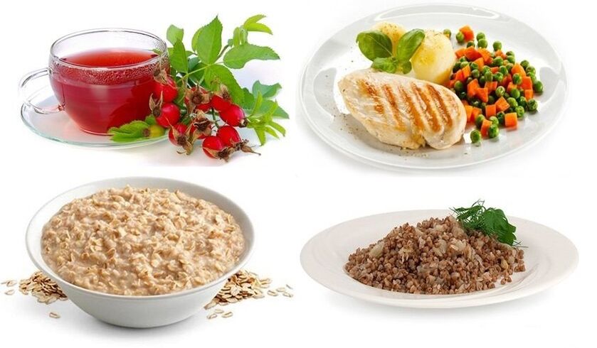 گیسٹرائٹس کے لئے غذائی پکوان علاج کی خوراک میں شامل ہیں۔
